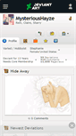 Mobile Screenshot of mysterioushayze.deviantart.com