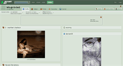 Desktop Screenshot of lets-go-to-bed.deviantart.com