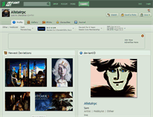 Tablet Screenshot of alistairpc.deviantart.com