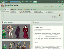 Tablet Screenshot of bennucciacartuccia.deviantart.com