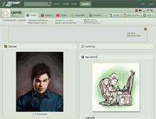 Tablet Screenshot of camds.deviantart.com