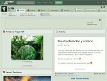 Tablet Screenshot of josin.deviantart.com