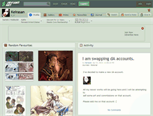 Tablet Screenshot of keirasan.deviantart.com