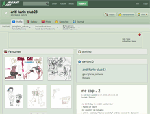 Tablet Screenshot of anti-karin-club23.deviantart.com