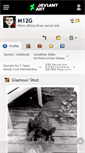 Mobile Screenshot of m12g.deviantart.com