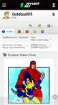 Mobile Screenshot of gotetsu005.deviantart.com