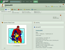 Tablet Screenshot of gotetsu005.deviantart.com