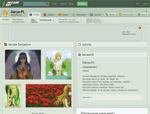 Tablet Screenshot of darya-pl.deviantart.com