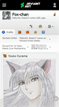 Mobile Screenshot of fox-chan.deviantart.com