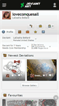 Mobile Screenshot of loveconquesall.deviantart.com