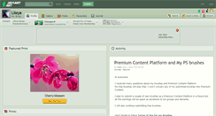 Desktop Screenshot of lileya.deviantart.com