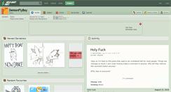 Desktop Screenshot of demonflyboy.deviantart.com