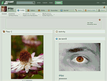 Tablet Screenshot of dripy.deviantart.com