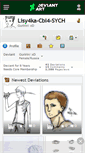 Mobile Screenshot of lisy4ka-cbi4-sych.deviantart.com