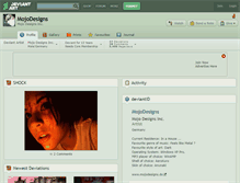 Tablet Screenshot of mojodesigns.deviantart.com