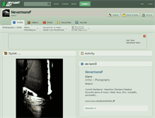 Tablet Screenshot of nevermoref.deviantart.com