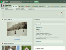 Tablet Screenshot of mandyjo.deviantart.com