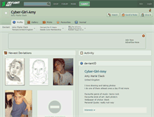 Tablet Screenshot of cyber-girl-amy.deviantart.com