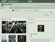 Tablet Screenshot of hueco-mundo.deviantart.com