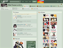 Tablet Screenshot of hibari-kyoya-lovers.deviantart.com