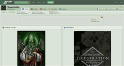 Desktop Screenshot of citizenwolfie.deviantart.com