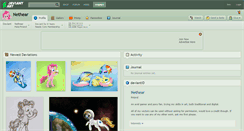 Desktop Screenshot of nethear.deviantart.com