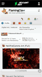 Mobile Screenshot of flamingclaw.deviantart.com