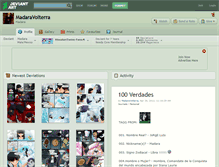 Tablet Screenshot of madaravolterra.deviantart.com