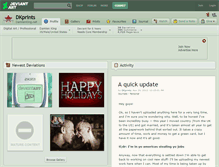 Tablet Screenshot of dkprints.deviantart.com