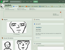 Tablet Screenshot of jeanbeck.deviantart.com