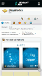 Mobile Screenshot of playaholics.deviantart.com