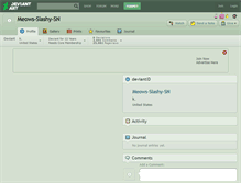 Tablet Screenshot of meows-slashy-sn.deviantart.com