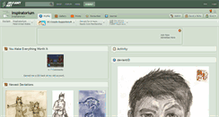 Desktop Screenshot of inspiratorium.deviantart.com
