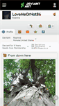 Mobile Screenshot of lovemeornot86.deviantart.com