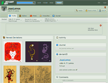 Tablet Screenshot of joaolemos.deviantart.com