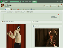 Tablet Screenshot of my-daroga.deviantart.com