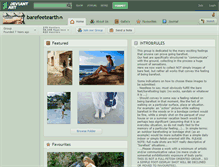Tablet Screenshot of barefeetearth.deviantart.com