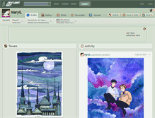 Tablet Screenshot of maryil.deviantart.com
