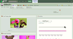 Desktop Screenshot of dollface-ryj.deviantart.com