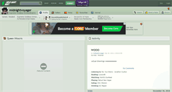 Desktop Screenshot of midnightvoyager.deviantart.com