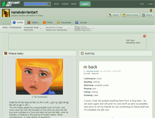Tablet Screenshot of nanakdeviantart.deviantart.com