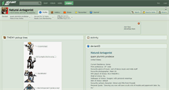 Desktop Screenshot of natural-antagonist.deviantart.com