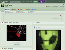 Tablet Screenshot of mindphase.deviantart.com