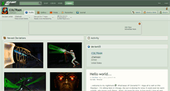 Desktop Screenshot of coltran.deviantart.com