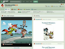 Tablet Screenshot of fairytalesartist.deviantart.com