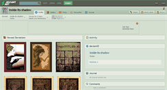 Desktop Screenshot of inside-its-shadow.deviantart.com