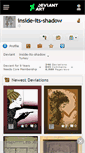 Mobile Screenshot of inside-its-shadow.deviantart.com
