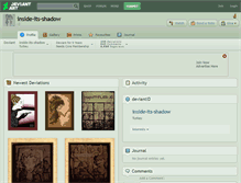 Tablet Screenshot of inside-its-shadow.deviantart.com