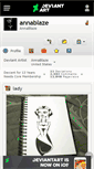 Mobile Screenshot of annablaze.deviantart.com