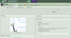 Desktop Screenshot of miru-ka.deviantart.com